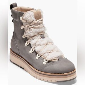 Cole Haan ZeroGrand Lodge Hiker Boot, Size 7.5, Gray
